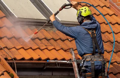 Démoussage et hydrofuge de toiture à Fontanges